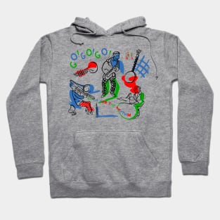 Reach for the Rhythm - Jazz & Blues (alt. colors) Hoodie